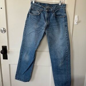 Levi's Straight Leg Blue Denim Jeans